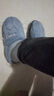 品赫（PIN HE）棉拖男鞋秋冬季家居棉拖鞋女情侣保暖厚底防滑室内地板女拖 兔毛灰色 44-45 适合43-44脚 实拍图