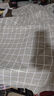 桌布茶几布防水防油餐桌布 北欧风格纹免洗桌垫布茶几垫台布 灰色格格137*180cm 实拍图
