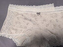 猫人【10A抑菌】女士内裤女纯棉100%棉裆复古蕾丝花边少女平角裤女 实拍图