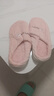 小熊小兔新款秋冬季情侣保暖学生男拖鞋女厚底防滑外穿居家棉拖鞋 小熊小兔棉拖-粉色 40-41 适合39-40 实拍图