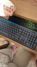 罗技（Logitech）MK275 键鼠套装 无线键鼠套装 办公键鼠套装 全尺寸 商务键鼠套装 带无线2.4G接收器 黑蓝色 实拍图