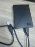 西部数据（WD）2TB 移动硬盘 USB3.0 My Passport随行版2.5英寸 黑 机械硬盘 笔记本电脑外接 大容量加密存储 实拍图