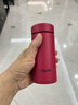 虎牌（TIGER）迷你口袋杯轻量便携双层真空保温保冷杯MMP-B20C-RP浆果红200ml 实拍图