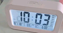 康巴丝电子闹钟学生专用起床神器电子时钟 学生儿童闹钟开学升学季必备 801 充电款白色 实拍图