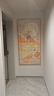 墨派（Mopai）玄关装饰画竖版现代简约走廊过道背景墙壁画入户轻奢挂画免打孔 富水金山 80*160cm晶瓷+铝合金边框 实拍图