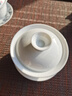 瓷牌茗茶具 盖碗大号 青花陶瓷盖碗花茶杯 白瓷三才碗杯敬茶碗泡茶 功夫茶具 【纯白色】盖碗 实拍图