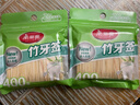 美丽雅 牙签400支袋装竹制双头使用剔牙棒便携一次性家用水果小吃签 实拍图
