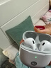 索爱（soaiy）【20万热评】SR10真无线蓝牙耳机降噪通话 游戏运动超长续航小巧半入耳式安卓苹果手机通用 晨雾白 实拍图