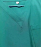 瀚会纯棉洗手衣女衣服刷手服长袖男医生洗手服口腔手术工作服短袖牙科 男款绿色短袖【京仓发】 XL （女145斤内，男185斤内） 实拍图