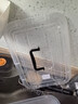 禧天龙塑料收纳箱家用衣物玩具储物箱加厚手提箱储物盒 13L透明 单个装 实拍图