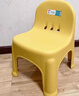 禧天龙塑料小椅子加厚椅幼儿园靠背椅宝宝结实家用小凳子防滑 奶油白【叠摞收纳】1个装 【承重160斤】 实拍图