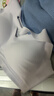 ubras【2件装】无尺码免拆V领内衣女背心美背粉底液色文胸罩无痕隐形 柔灰紫+燕麦奶 实拍图