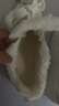 卡帝乐鳄鱼加绒女鞋老爹鞋女冬季保暖休闲鞋棉鞋高帮鞋子女 1544M 米色 37 实拍图