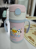 膳魔师（THERMOS）儿童吸管保温杯小黄鸭超轻316L不锈钢把手幼儿园宝学生杯上学TCKC 实拍图