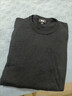 优衣库男装女装精纺美利奴羊毛圆领针织衫/毛衣毛衫25新款478535 09 黑色 M /170/92A 实拍图