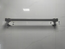 卡贝浴室毛巾架免打孔卫生间太空铝毛巾杆极简单杆挂毛巾架子枪灰 实拍图