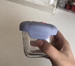 乐扣乐扣（LOCK&LOCK）婴儿辅食盒宝宝耐热玻璃辅食碗儿童可蒸煮冷冻保鲜盒 蓝色150ML*2 实拍图
