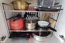 品喻（PINYU）厨房下水槽多功能置物架橱柜柜内可伸缩分层架子柜子多层锅具收纳 实拍图