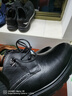 海澜之家HLA皮鞋男秋冬头层牛皮鞋子男正装商务休闲鞋男 T010黑色 43 实拍图