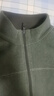 迪卡侬（DECATHLON）保暖户外抓绒衣外套男女运动宽松秋摇粒绒外套冲锋衣内胆 男款-全拉链-墨绿色 2XL 实拍图