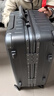 京东京造无界铝框20英寸行李箱男女 旅行箱密码箱登机皮箱学生 石墨灰 实拍图