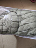 鸭鸭（YAYA）佟丽娅同款轻薄羽绒服女新款秋冬季休闲短款连帽保暖轻便韩版外套 抹茶绿色 2XL 实拍图