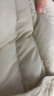 鸭鸭（YAYA）佟丽娅同款轻薄羽绒服女新款冬季短款圆领内胆修身时尚薄外套男 米白色【女款无领】 3XL 【建议140-155斤】 实拍图