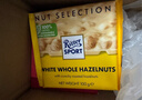 瑞特滋（RITTER SPORT）全榛子白巧克力 100g 休闲零食糖果节日礼物送男女友德国原产 实拍图