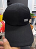 【热巴同款】加大棒球帽帽子男女大头围显脸小春夏字母百搭棒球帽 侧标-黑色 实拍图