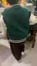 优衣库童装男童女童高弹力快干运动茄克外套夹克481378 58 深绿色 110 实拍图