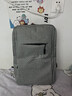 双星双肩包男电脑包背包女16英寸书包初中高中大学生大容量笔记本包 灰色【16英寸标准版】 实拍图