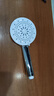 九牧（JOMOO）花洒喷头莲蓬头五功能硅胶净垢手持花洒S175015-2B02-1 实拍图