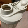 贝瑟斯 摇摇杯水杯运动健身水杯奶昔杯子代餐杯蛋白粉搅拌杯子680ML白色 实拍图