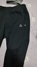 乔丹加绒运动裤男士休闲裤子男秋冬季保暖透气长裤男束脚直筒卫裤男 黑色 加绒束口-309B-店长推荐 2XL 实拍图