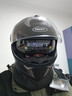 野马（YEMA）3C认证828S摩托车头盔男全盔冬季双镜片机车安全帽 四季通用 均码 亚黑+防雾贴片 实拍图