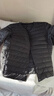 鸭鸭（YAYA）2025秋冬新款轻薄羽绒服男士内胆短款休闲百搭鸭绒保暖外套K 黑色 L 实拍图