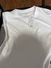 京东京造长袖t恤男5A抑菌新疆棉圆领衣服男装打底衫 白色 M 实拍图