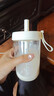 乐扣乐扣（LOCK&LOCK）夏天塑料水杯奶茶杯Tritan带吸管户外便携提手男女杯子520mL白色 实拍图