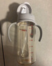 贝亲（Pigeon）自然成长翻盖直饮吸管 大童奶瓶330ml 经典款 18月+  AA278 实拍图