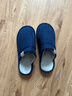 回力日系柔软情侣棉拖秋冬家居室内保暖棉鞋男款HL0006蓝色42-43码 实拍图