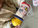 babycare儿童水杯6个月以上宝宝霸王龙不锈钢保温杯上学450ml-新旧款混发 实拍图