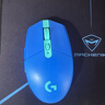 罗技（G）G304 LIGHTSPEED无线鼠标 游戏鼠标 轻质便携 鼠标宏 绝地求生FPS英雄联盟吃鸡 生日礼物 蓝色 实拍图