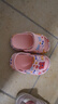 巴布豆儿童拖鞋宝宝洞洞鞋女童男童凉拖鞋婴幼儿小童室内防滑家居沙滩鞋 虾粉（尺码偏大选小一码） 18 内长14cm 适合脚长13-13.5cm 实拍图