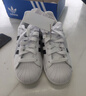 阿迪达斯 （adidas）三叶草小白鞋男女经典SUPERSTAR金标贝壳头板鞋运动鞋FU7712 JQ4098 （新款-黑标） 35.5 码/3uk/脚长21.5cm 实拍图