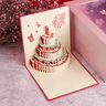 TaTanice【全网低价】TaTanice 贺卡 立体生日蛋糕卡片生日礼物生日贺卡留言卡明信片 3D立体生日蛋糕 实拍图