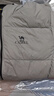 骆驼火山羽绒服男女款城市轻户外加厚防寒面包服冬季外套 浅烟灰 M 实拍图