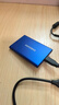 三星（SAMSUNG） 2TB Type-c USB 3.2 移动固态硬盘（PSSD） T7 蓝色 NVMe传输速度1050MB/s 手机直连笔记本外接 实拍图
