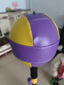 创步（CHUANGBU）拳击训练器速度球家用成人儿童立式沙袋击打回弹躲闪球解压反应靶 【黄紫-加强款】12吸盘/防爆球体 实拍图