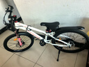 凤凰山地自行车男女变速山地车碟刹青少年儿童自行车学生单车 星际 粉白【变速+辐条轮】 22寸【适合130-170cm】 实拍图