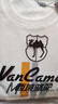 西域骆驼（VANCAMEL）卫衣男圆领秋季长袖t恤学生宽松休闲打底衫 白色（加绒款） 2XL  实拍图